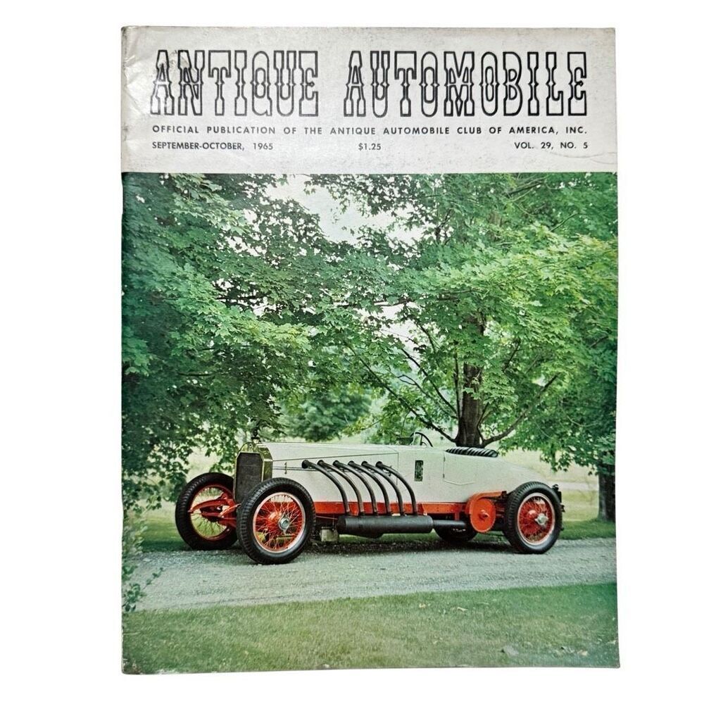 Antique Automobile 1965 Magazine September-October Volume 29 Issue 5